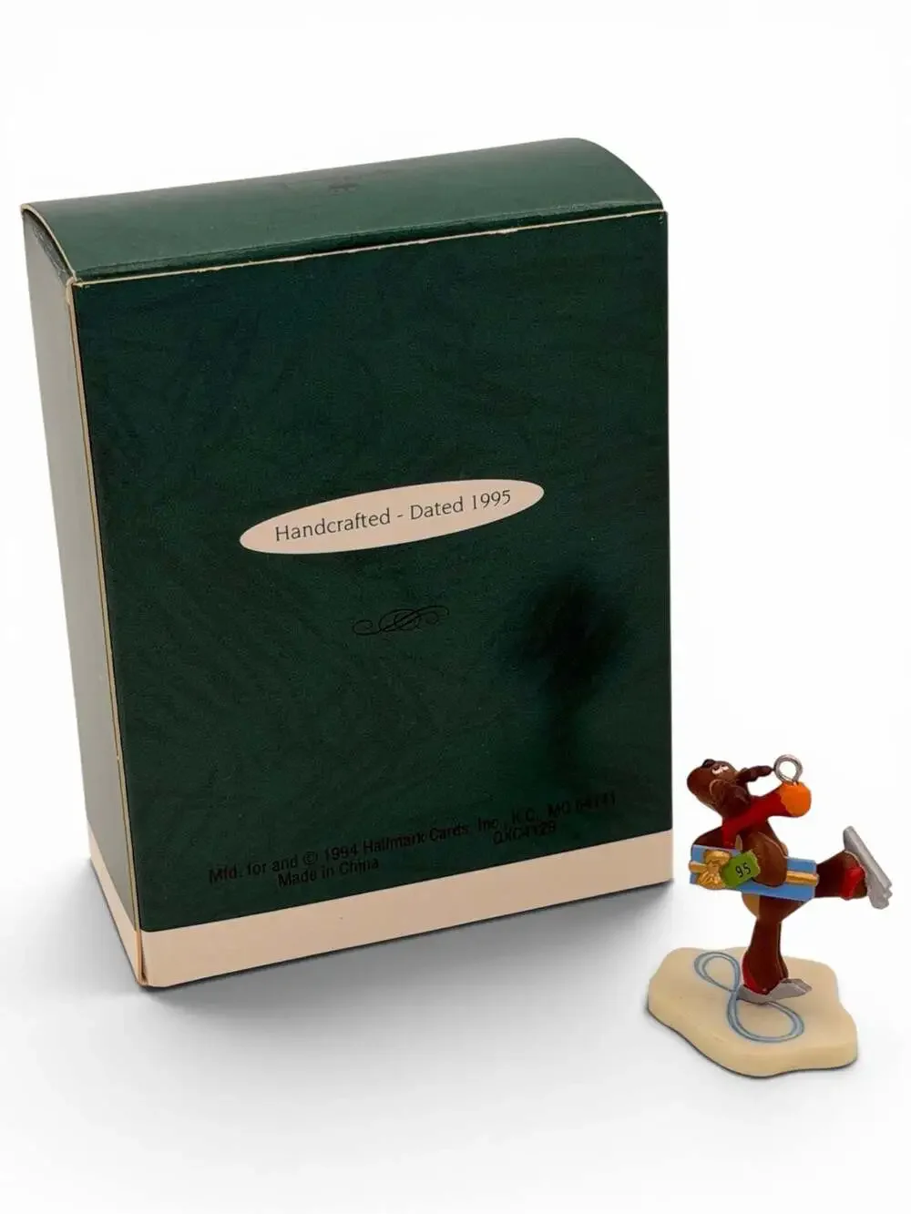 1995 Hallmark Keepsake Ornament Miniature A Gift From Rodney Reindeer